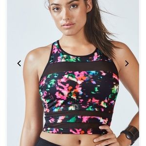 Fabletics Malina Crop Top w/ Bra Mesh XL